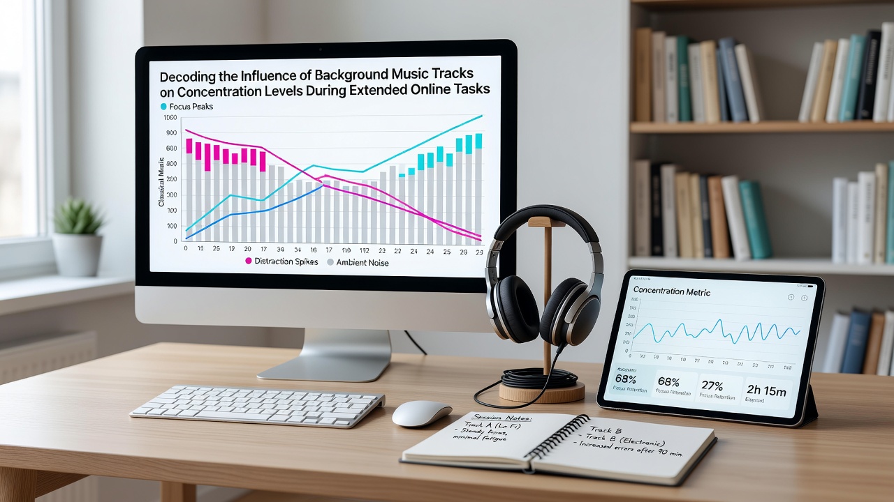 Detailed view of audio setup and screen interfaces used in long-duration online poker tournaments