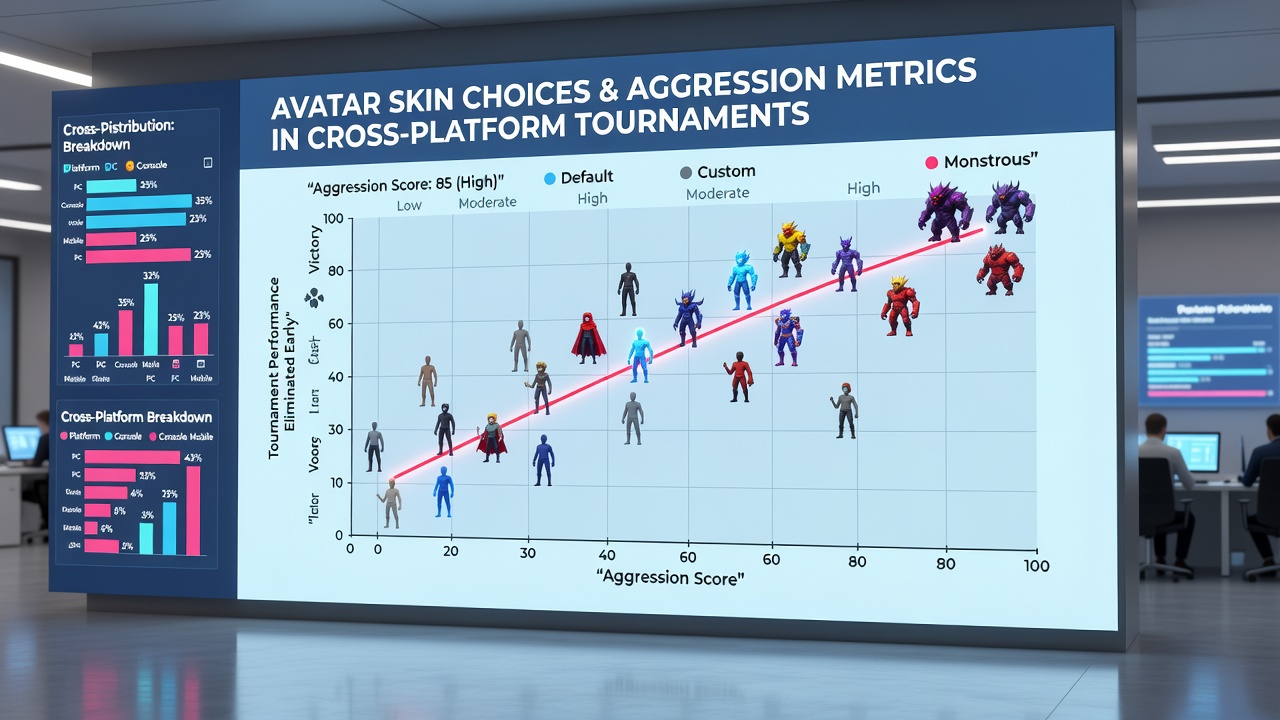 Detailed breakdown of avatar categories mapped to aggression metrics including raise frequency and bet sizing across tournament stages