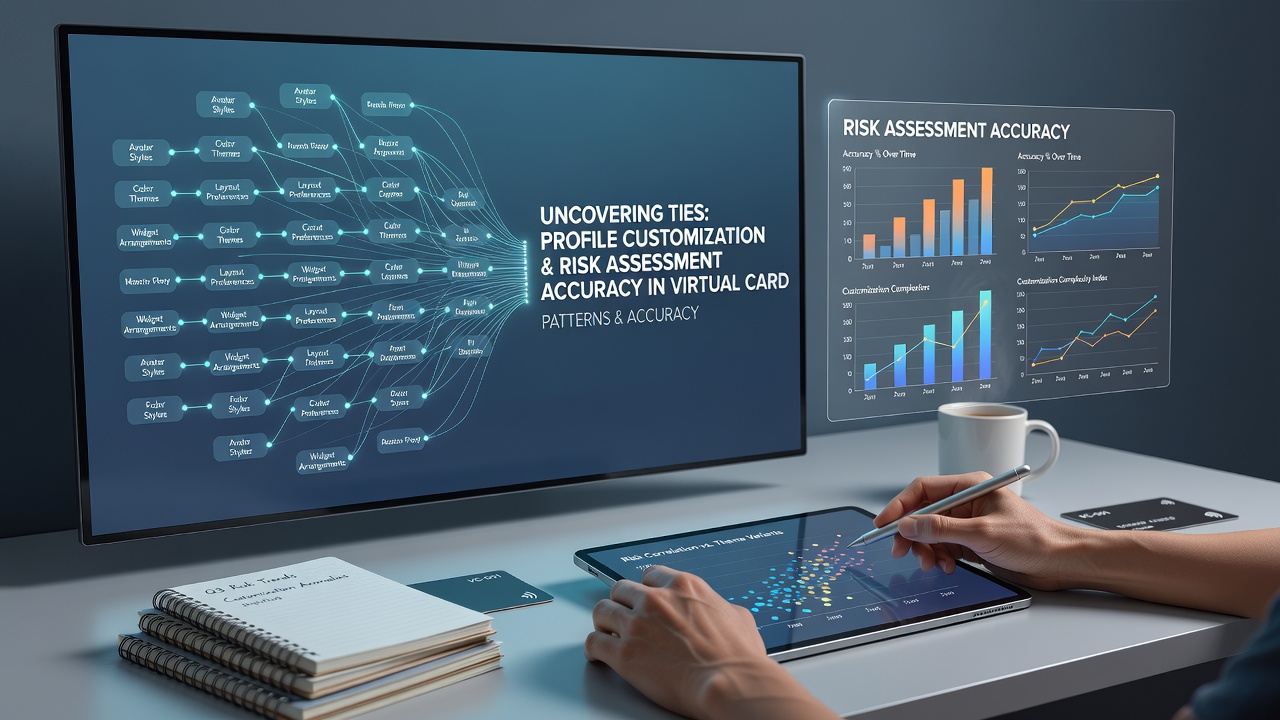 Data visualization charts displaying correlations between user profile changes and risk assessment metrics over time